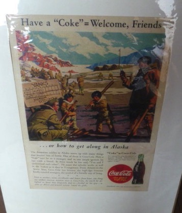 P92123-1 € 7,50 coca cola advertentie van 1943 indianen 31 x 22 cm.jpeg